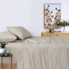 Gioia Casa Vintage Washed 100% Cotton Soft Breathable Sheet Set - Natural - Single