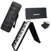 Provecta 88-Key Foldable Digital Piano with Bluetooth, Pedal & Bag – Black
