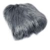 Mia Luxury Long Hair Faux Fur Throw Rug 127 x 152 cm Charcoal