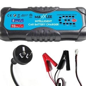 Maxxlee Smart Battery Charger 2A 5A 10A 12V/24V Automatic 9 stages SLA Car 4WD Caravan
