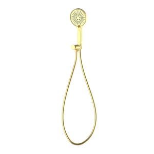 Mondella Resonance Brushed Brass 5 Function Hand Shower Set WELS 3 Star 9L/min