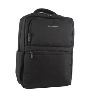 Pierre Cardin Nylon Travel & Business Rfid W/ Usb Port Laptop Backpack Bag Black