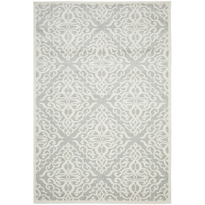 The Rug Connection Liu Lydia Silver 400x300cm - Extra Extra Large Pet Friendly Indoor Floor Rug