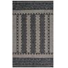 Modern Handmade Wool Rug-Casablanca 6343-Charcoal-110x160cm