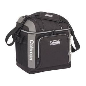 Coleman 30 Can Soft Cooler Insulated Outdoor Camping Picnic  in Black