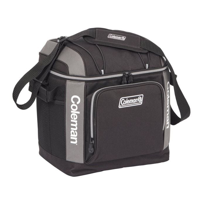 Coleman 30 Can Soft Cooler Insulated Outdoor Camping Picnic  in Black