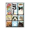 9pc Nostalgic Art Magnet Set Resin Wall Decor - Happy Cats