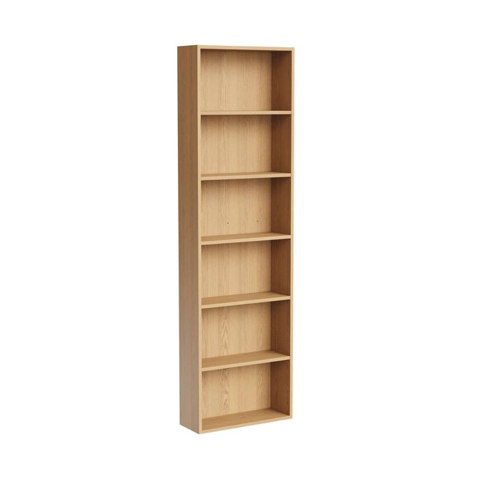 Kaboodle 300-399mm Oak Latte Customisable Shallow Pantry Open Shelf