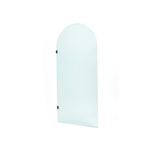 Rick McLean's 900mm Walk In Reeded Curve Shower Panel