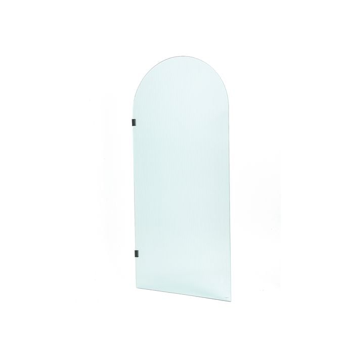 Rick McLean's 900mm Walk In Reeded Curve Shower Panel