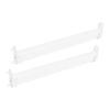 Lugna 418mm White Hanging Rail 2 Pack - To Suit 450mm Cabinet Shell - White 450mm