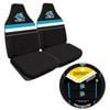 Cronulla Sharks Official Nrl Seat Cover And Steering Wheel Cover Combo