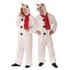Rubies Snowman One Piece Jumpsuit Unisex Dress Up Halloween Costume Size S