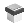 Lemaar 40 x 40mm Satin Chrome Square Floor Mount Door Stop