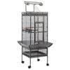 Yes4pets 153 Cm Large Bird Budgie Cage Parrot Aviary With Metal Tray And  Wheel
