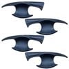 Door Handles Bowl Inserts Cover for Toyota Hilux 2015-2025 Matt Black Protector