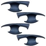 Door Handles Bowl Inserts Cover for Toyota Hilux 2015-2024 Matt Black Protector