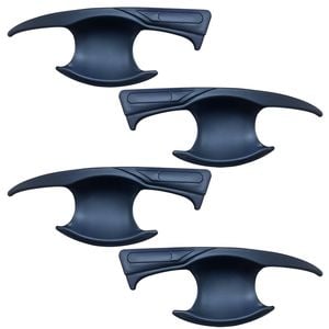Door Handles Bowl Inserts Cover for Toyota Hilux 2015-2025 Matt Black Protector