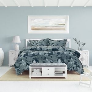 Ardor Boudoir Queen Indra 90GSM Quilt Cover Set Teal