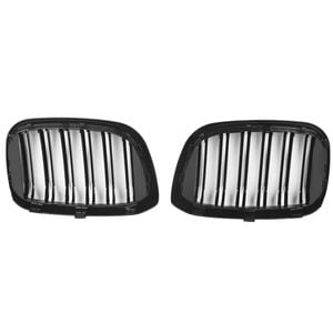 Gloss Black Front Bumper Bar Kidney Grille Grill For Bmw X3 X4 G01 G02 2017-2019