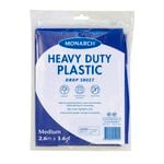 Monarch 2.6 x 3.6m Heavy Duty Plastic Blue Drop Sheet