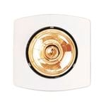 HPM Single 275W White Bathroom Heater