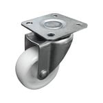 Move It 40mm White Plastic Heavy Duty Swivel Castor