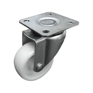 Move It 40mm White Plastic Heavy Duty Swivel Castor