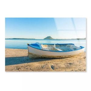 Vintage Wooden Clinker   Print 100% Australian Made 90 x 60cm  (Acrylic)
