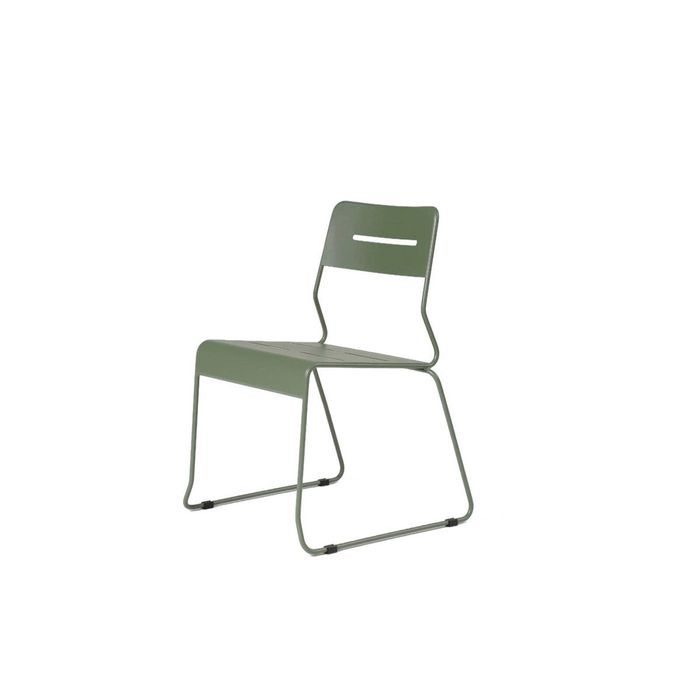 Seek and Ramble Parco Outdoor Dining Chair Olive Set Of 2
