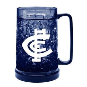 Afl Colour Freeze Mug - Carlton Blues - 500ml - Gel Freeze Drink Cup