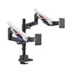 Brateck Atlas Neo Dual Monitor Arm 24–57" Usb-a & Usb-c - Matte Black