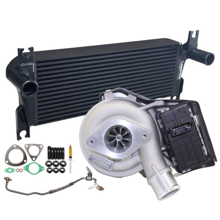 Upgrade Billet Turbo Charger With 106mm Intercooler And Genuine Oil Feed Pipe For Ford Everest UA 2.2L 2015 Onwards