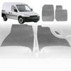 6D Diamond Car Floor Mats for Holden Commodore Ute Single Cab 2007-2017-Front Set-Grey-Outback GT