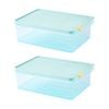 2PK LocknLock Freezer Fit Food Storage Container Microwave Safe w/Drainer 3.5L