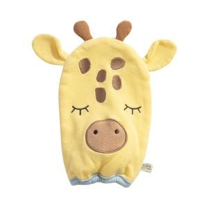 Living Textiles Organic Bath Mitt - Wild Safari/Giraffe