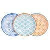 Nicola Spring Patterned Dipping Dishes - Small Bowls for Rice, Soy Sauce & Olive Oil, 10cm - Set of 3
