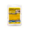 Zenith 4G x 16mm Brass Plated Hinge-Long Thread Countersunk Head Timber Screws - 100 Pack