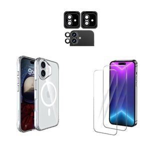 Icoverlover For Iphone 17 Case Compatible With Magsafe + 2x Screen + 2x Camera Lens Protectors