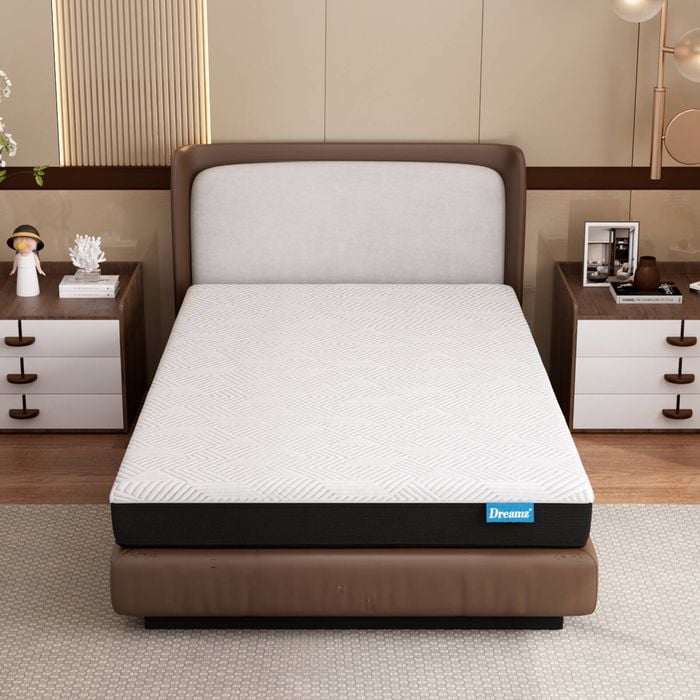 Dreamz 20cm Mattress Single Size Gel Memory Foam No Spring