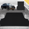 Outback GT 6D Pro Ute Tub Mat for Nissan Navara Dual Cab Pro-4X 2022-Current (with Spray on Liner or no Liner) - Black