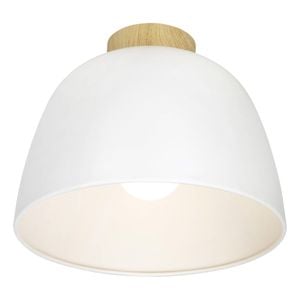 Brilliant Greta 23cm Matt White DIY Install Batten Fix Light Shade