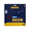 IRWIN 225mm 180 Grit 8 Holes Quick Fit Drywall Discs - 5 Pack