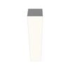 Sector Panel Fencing 2.40m In Ground Post - 60 x 60mm Titania