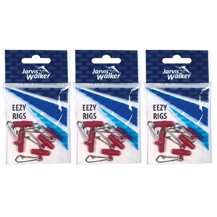 3x 5 Pack of Small Jarvis Walker Eezy Sinker Rigs