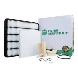NTK Complete Filter Service Kit for Toyota Landcruiser GXL LC200 VDJ200R 2007-2015 4.5L | Air, Oil, Fuel, Cabin Filter