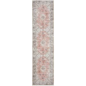 The Rug Connection Roy Coco Peach 200x75cm - Small Runner Washable Indoor Rug