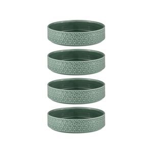 4PK Ladelle Heath 15cm Round Porcelain Serving Bowl - Jade