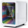 Advwin 20l Mini Fridge With Mirror Door & Led Lighting