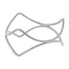Ryner Spiral Riser Display Stand Silver 100mm 6 Pack Buffet Catering Food Display